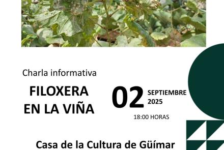 Charla técnica-divulgativa: La filoxera de la vid y estrategias de prevención en el Valle de Güímar