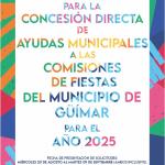 CONVOCATORIA PARA LA CONCESIÓN DE AYUDAS MUNICIPALES A LAS COMISIONES DE FIESTAS PARA EL AÑO 2025